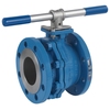 Ball valve Type: 7249 Steel/TFM 1600/FPM (FKM) Full bore Fire safe T-wrench PN16 Flange DN100